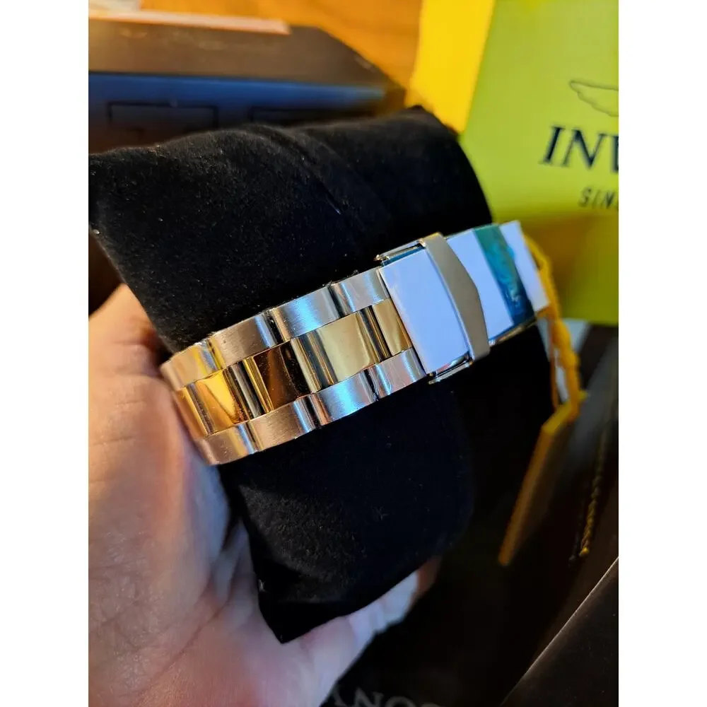 INVICTA Pro Diver Men's Watch 43mm Gold Steel 2 Tone Band 30023